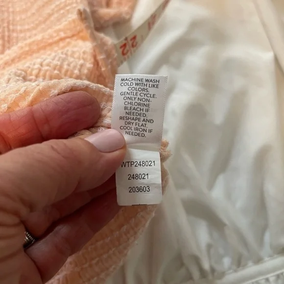 Pure Jill Pick Stitch Kimono Style Boxy Tee, XL - Picture 6 of 8